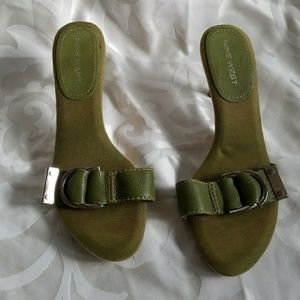 Nine West Green slip on